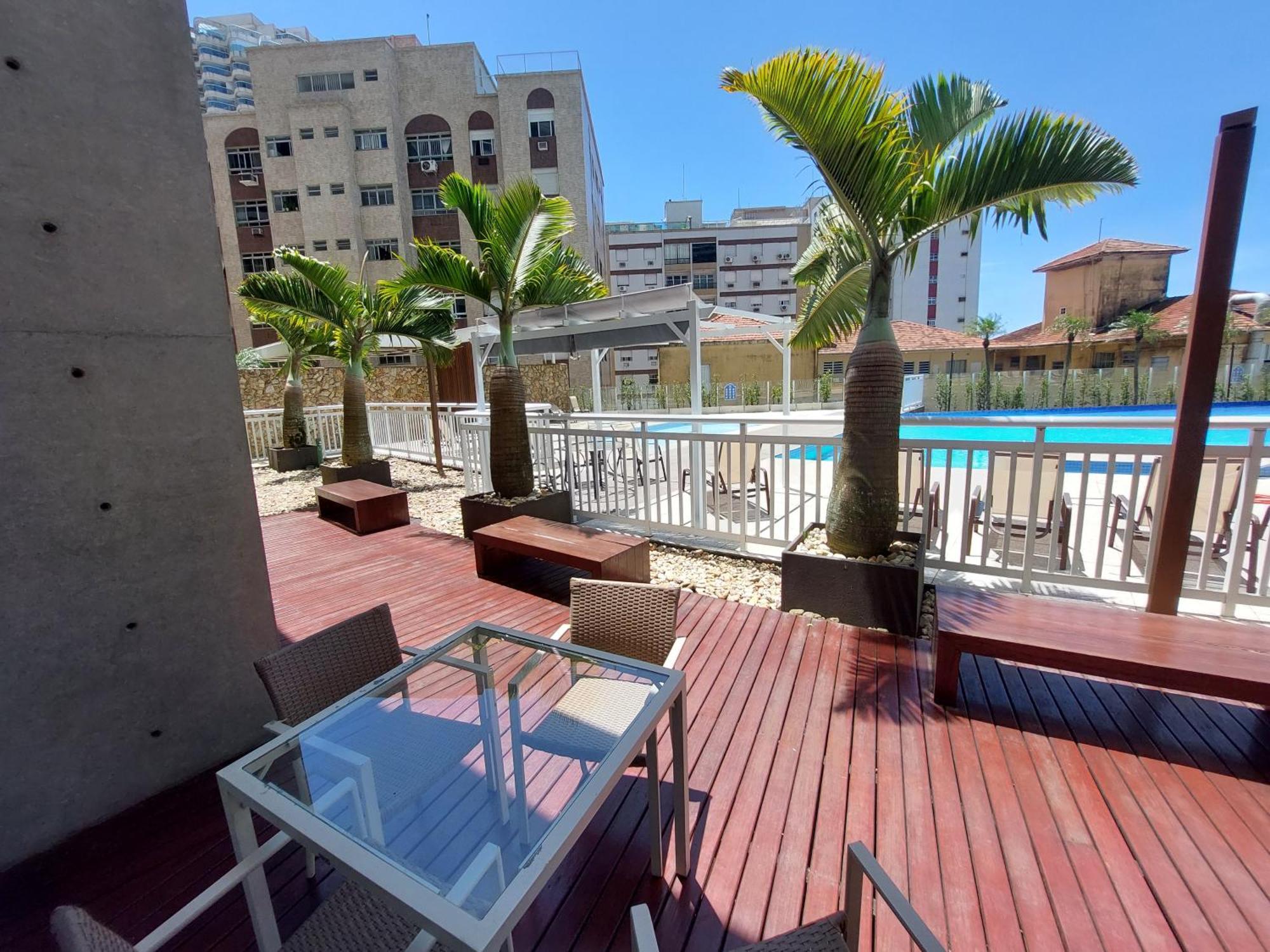 Book Santos Unlimited 817 Elegancia Vista Mar Leilighet Eksteriør bilde