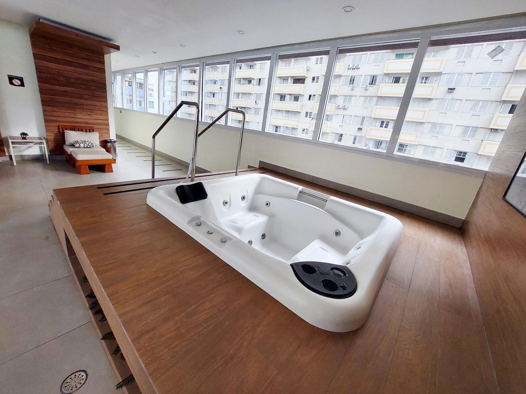 Book Santos Unlimited 817 Elegancia Vista Mar Leilighet Eksteriør bilde