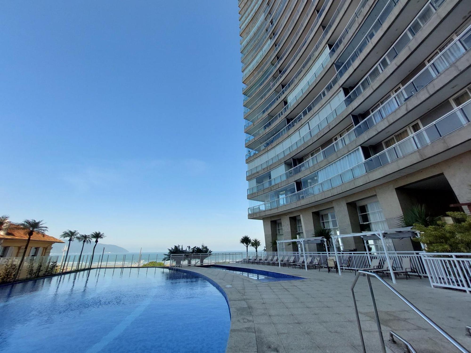 Book Santos Unlimited 817 Elegancia Vista Mar Leilighet Eksteriør bilde
